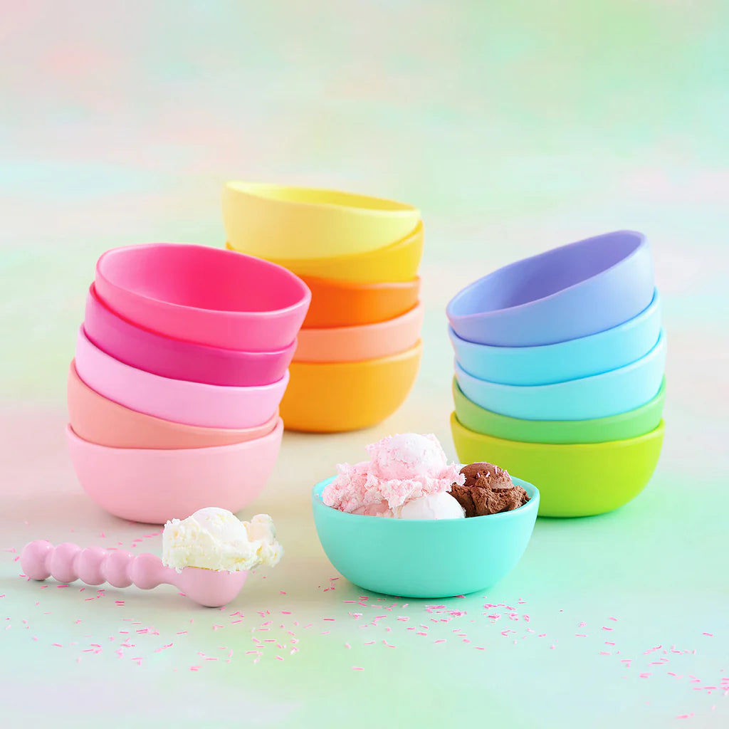 Glitterville Rainbow Melamine Bowl -6.75"