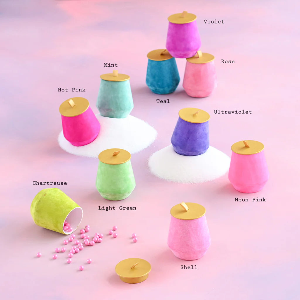 Glitterville Confectionary Covered Canisters