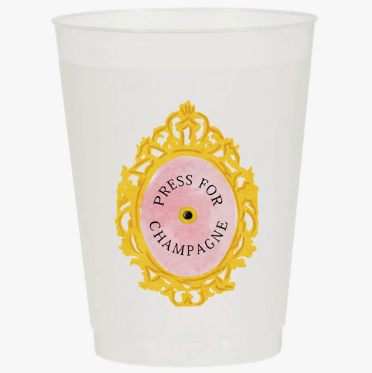 Press for Champagne Frosted Cups