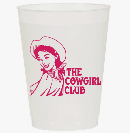 The Cowgirl Club Frosted Cups