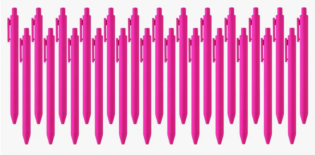 Hot Pink Jotter Pen Single