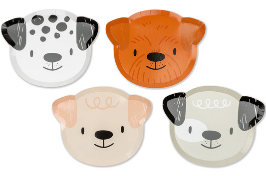 Bow Wow Dog Large Plates 8ct