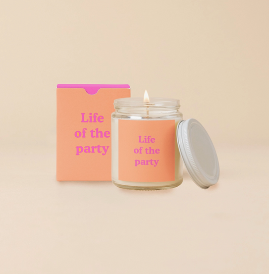 Life of the Party 8oz Candle Jar