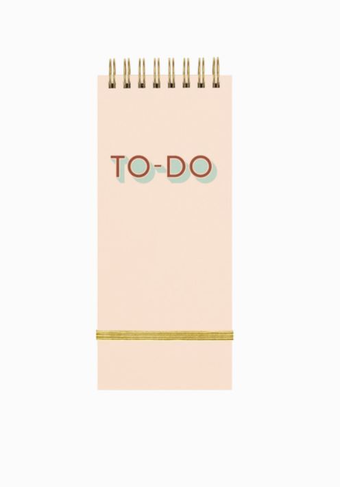 Peach To-Do Notepad