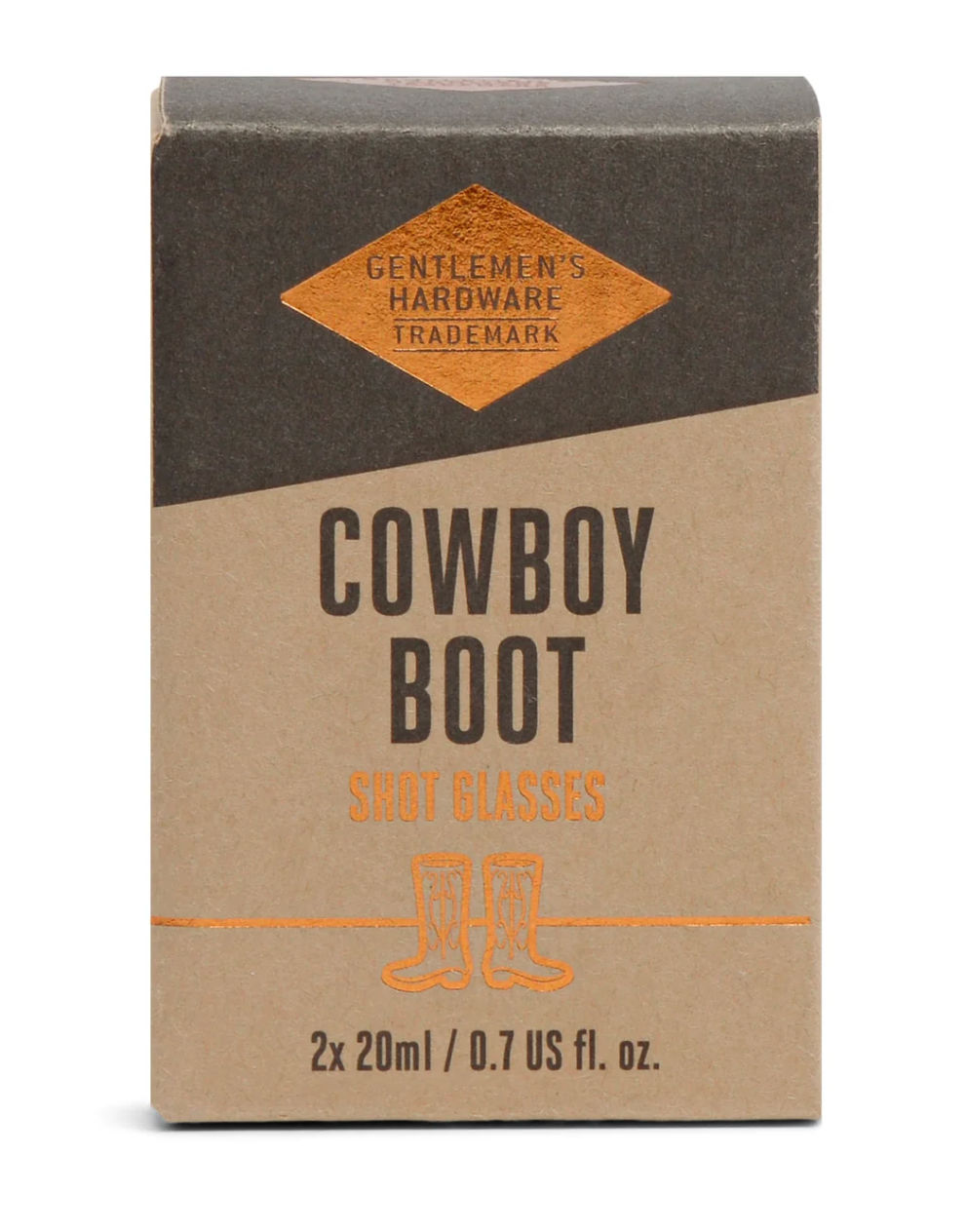 Cowboy Boot Shot Glasses - Set of 2