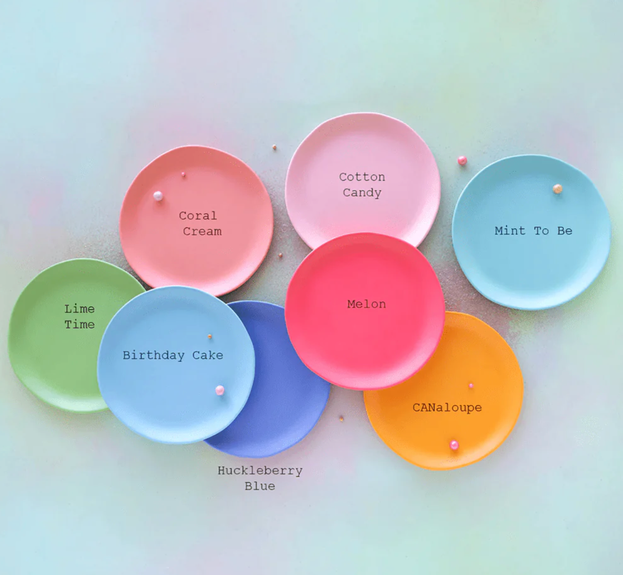 Glitterville Melamine Rainbow Platter