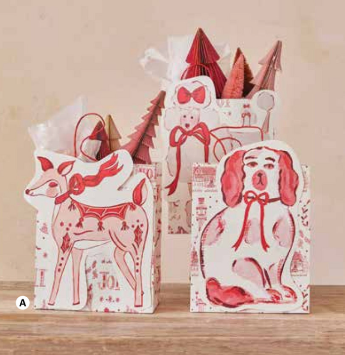 Christmas Gift Bags, 3 Styles