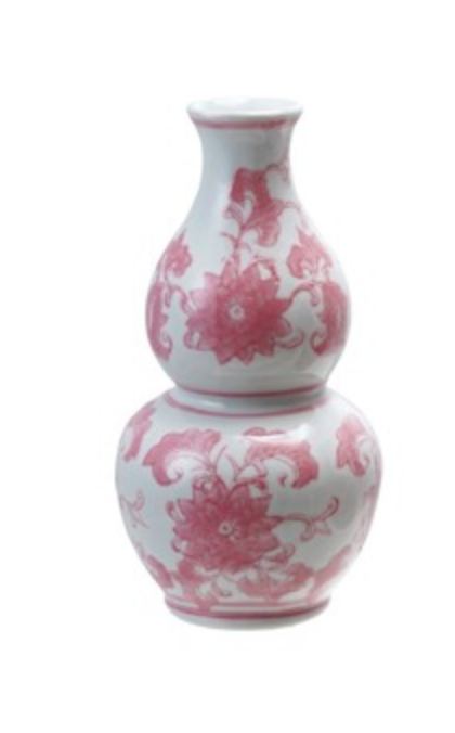 Pink Ceramic Vase 3" x 7"