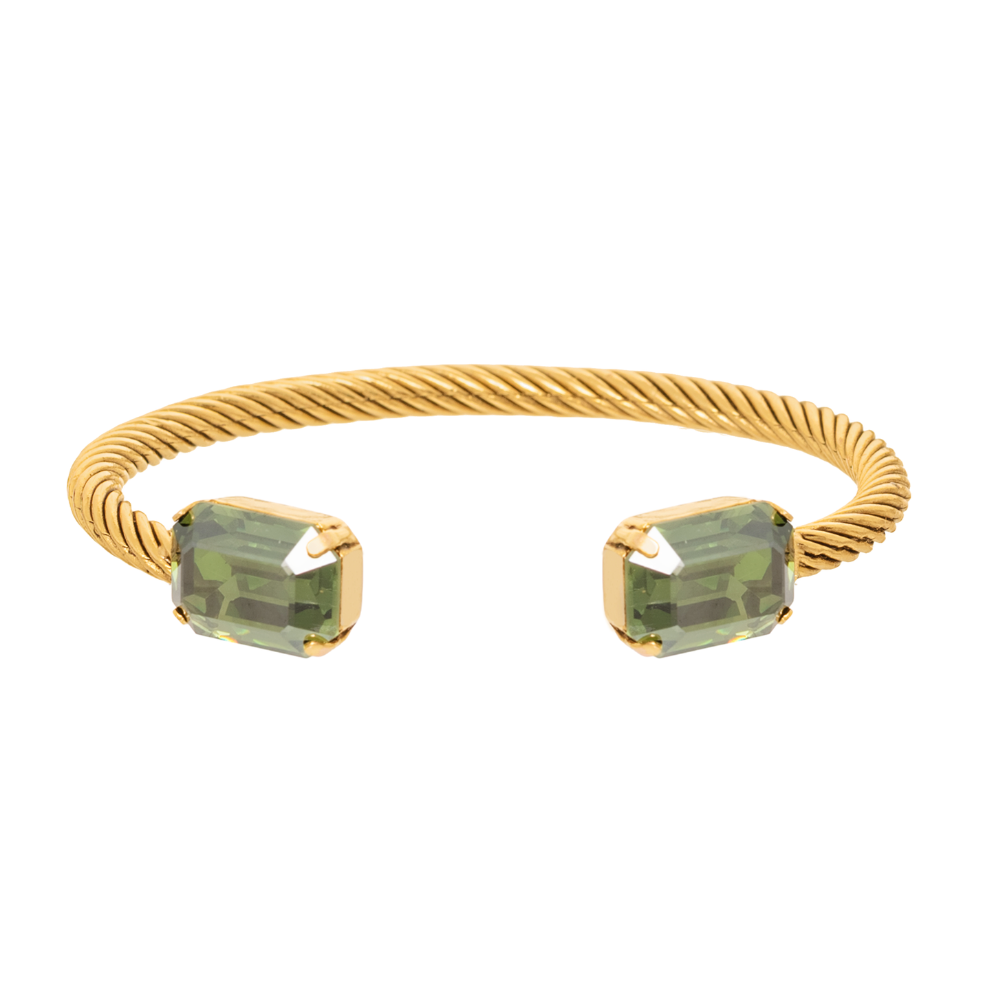 Charlotte Cuff in Rectangle in Fairy Dust: Ultra Mint