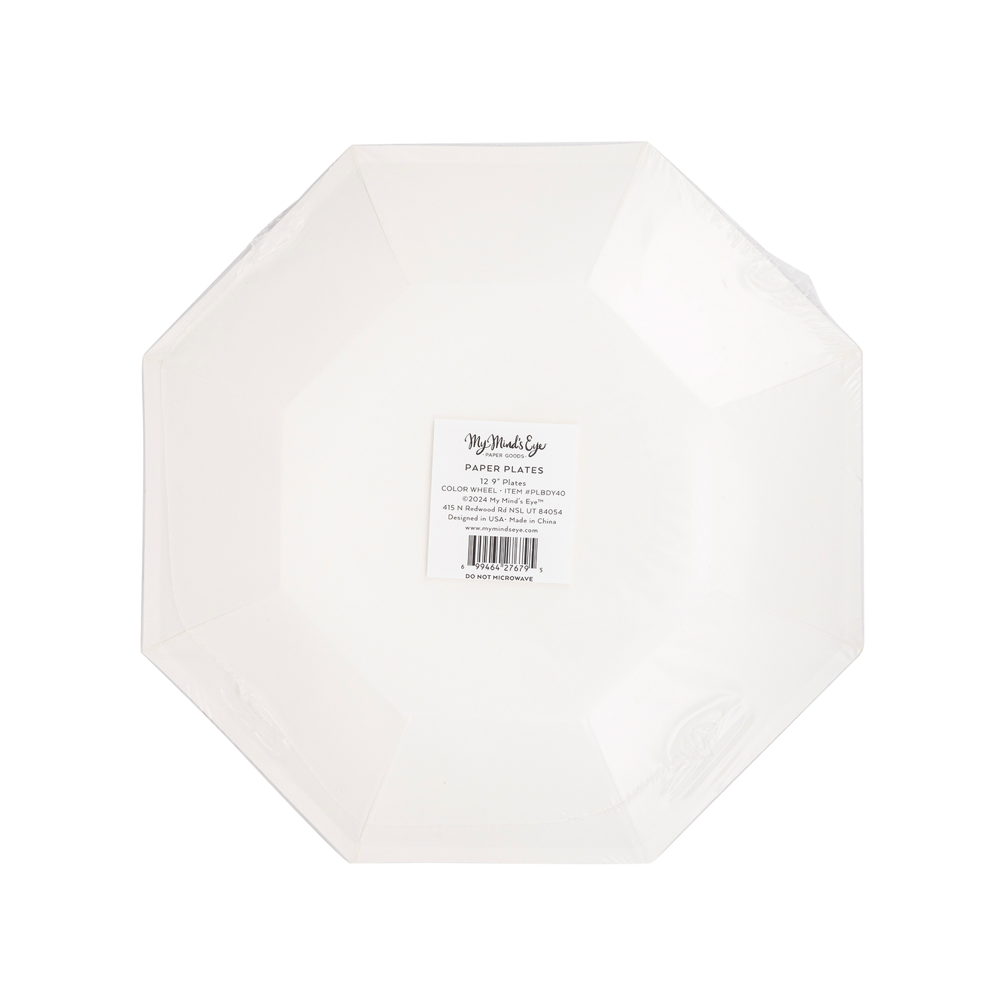 Primary Color Block- Beach Ball Plates 12ct