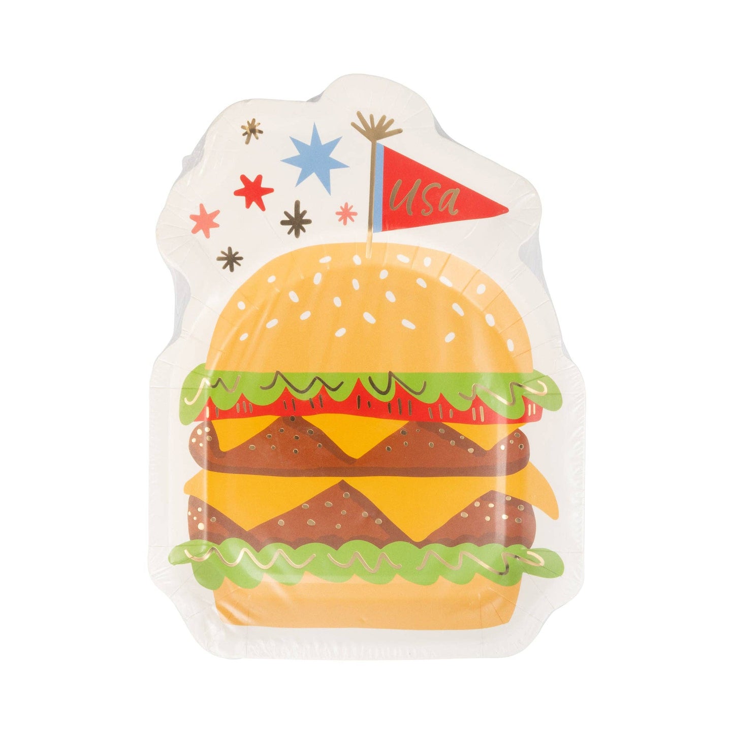 Burger Plate 8ct