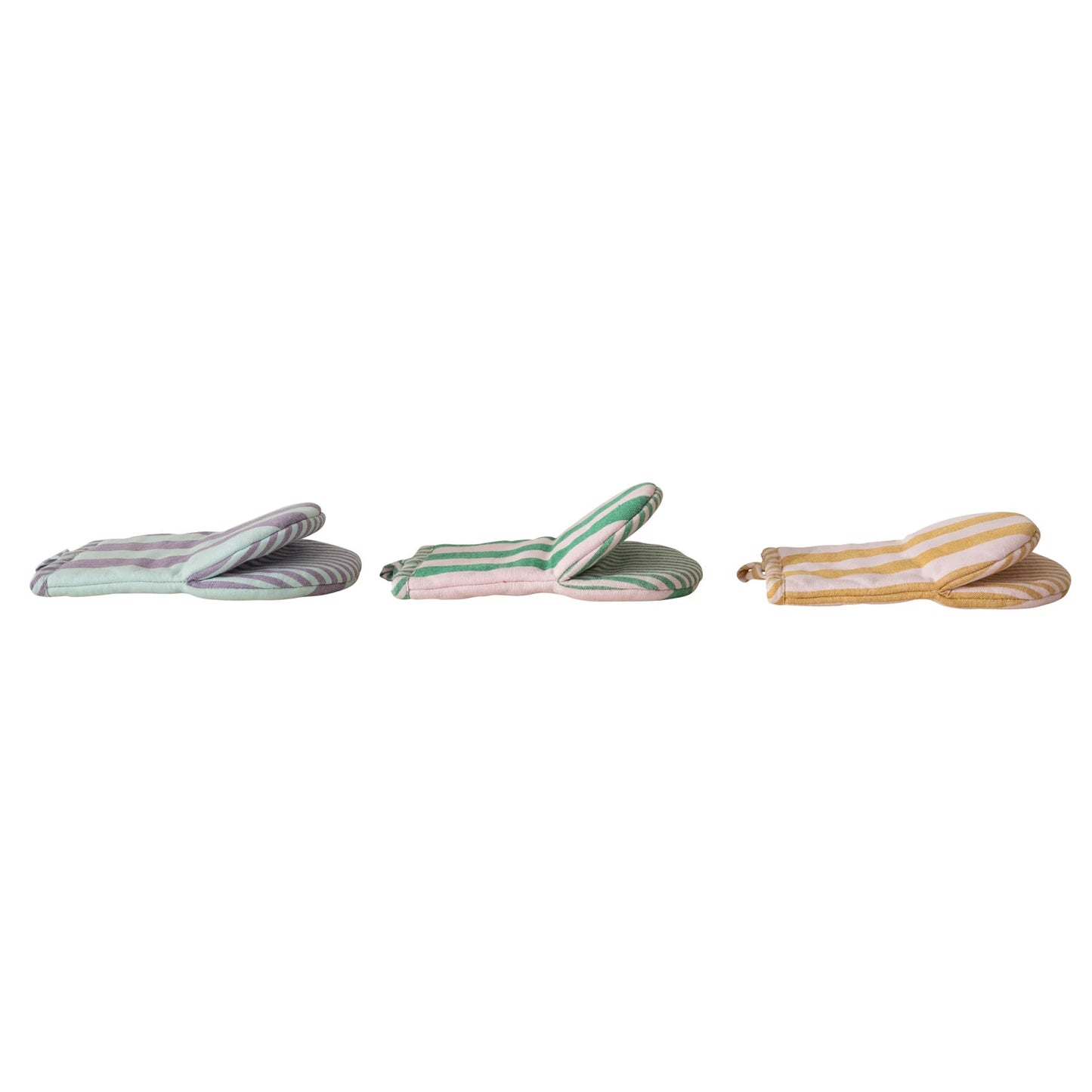Striped Oven Mitt- 3 Colors