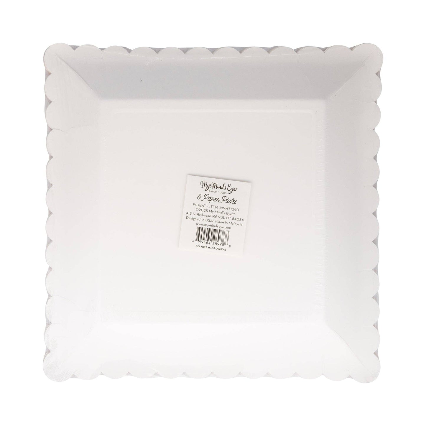 Gold Wheat Plates 8ct