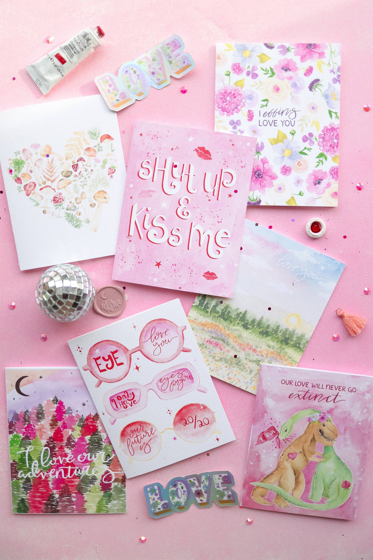 Our Love Will Never Go Extinct Dino Card