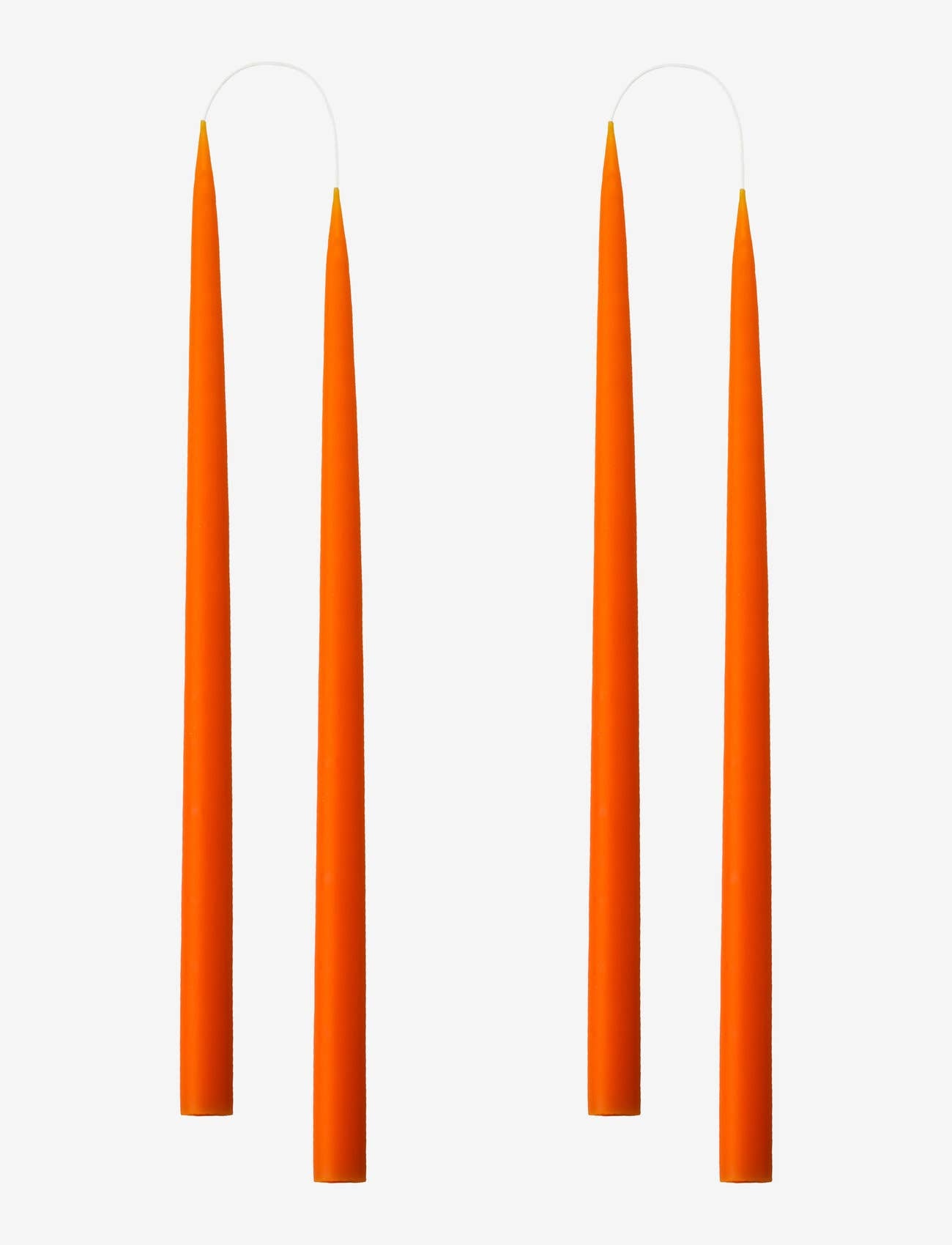 Orange Danish Taper Candle 12in & 14in