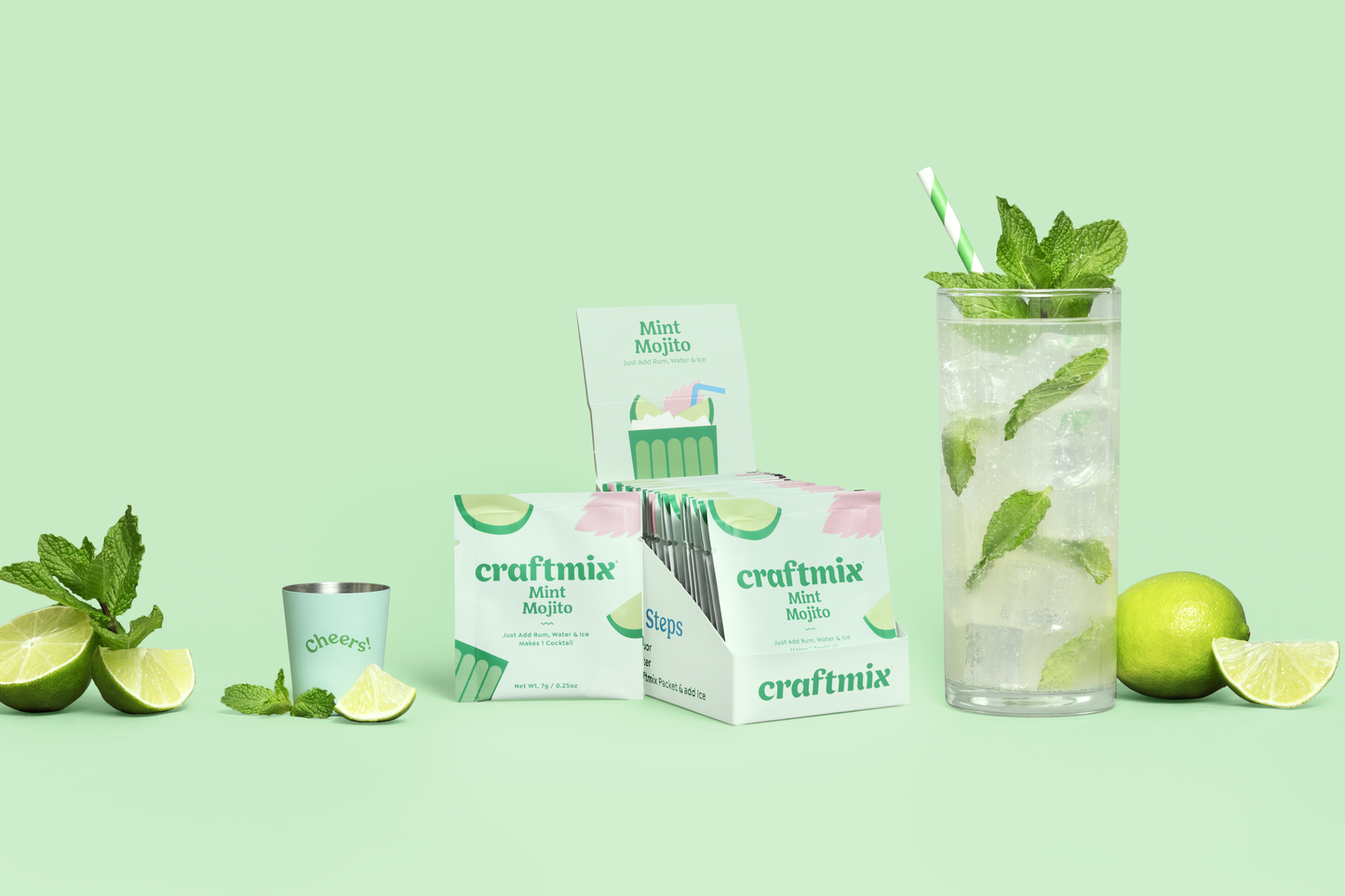 Mint Mojito Cocktail / Mocktail Mix- Single Packet