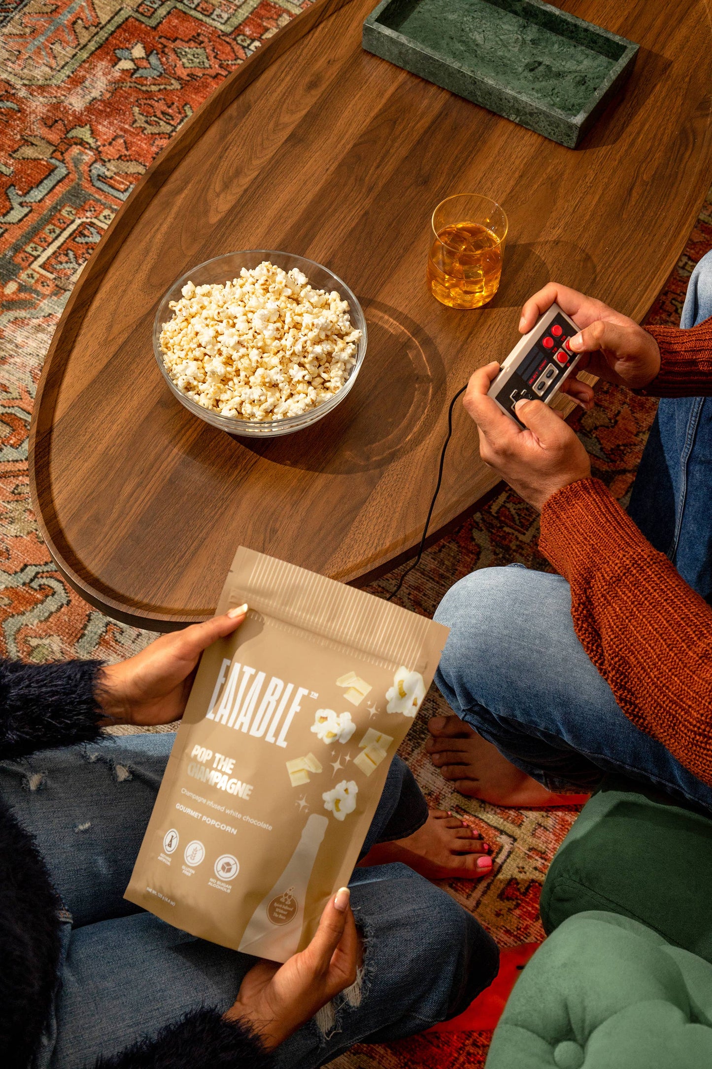 Pop the Champagne - Gourmet White Chocolate Popcorn