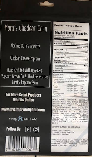 Mom’s Cheese Popcorn