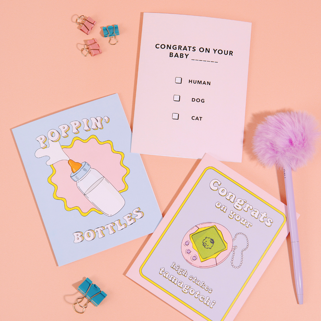 Poppin' Bottles | Baby Card