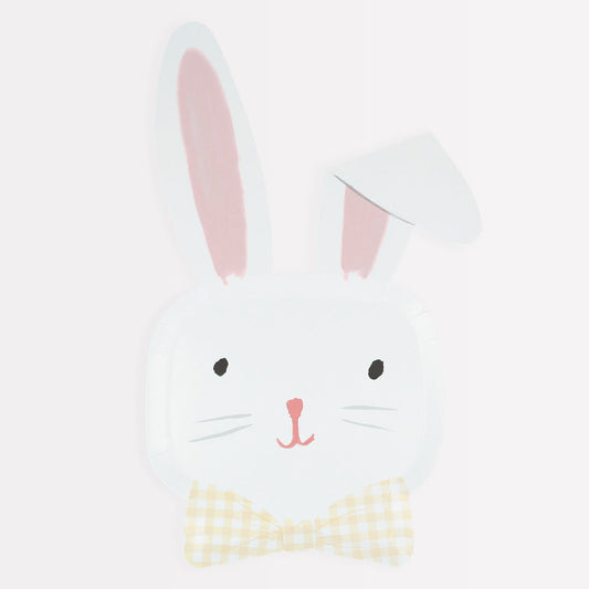 Meri Meri Lop Ear Easter Bunny Plates 8ct