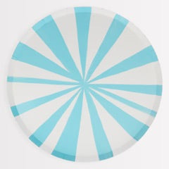 Blue Striped Dinner Plate-8ct