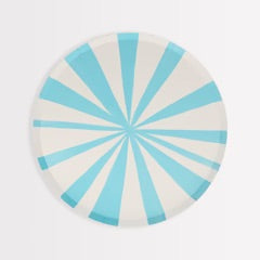 Blue Striped Side Plate-8ct