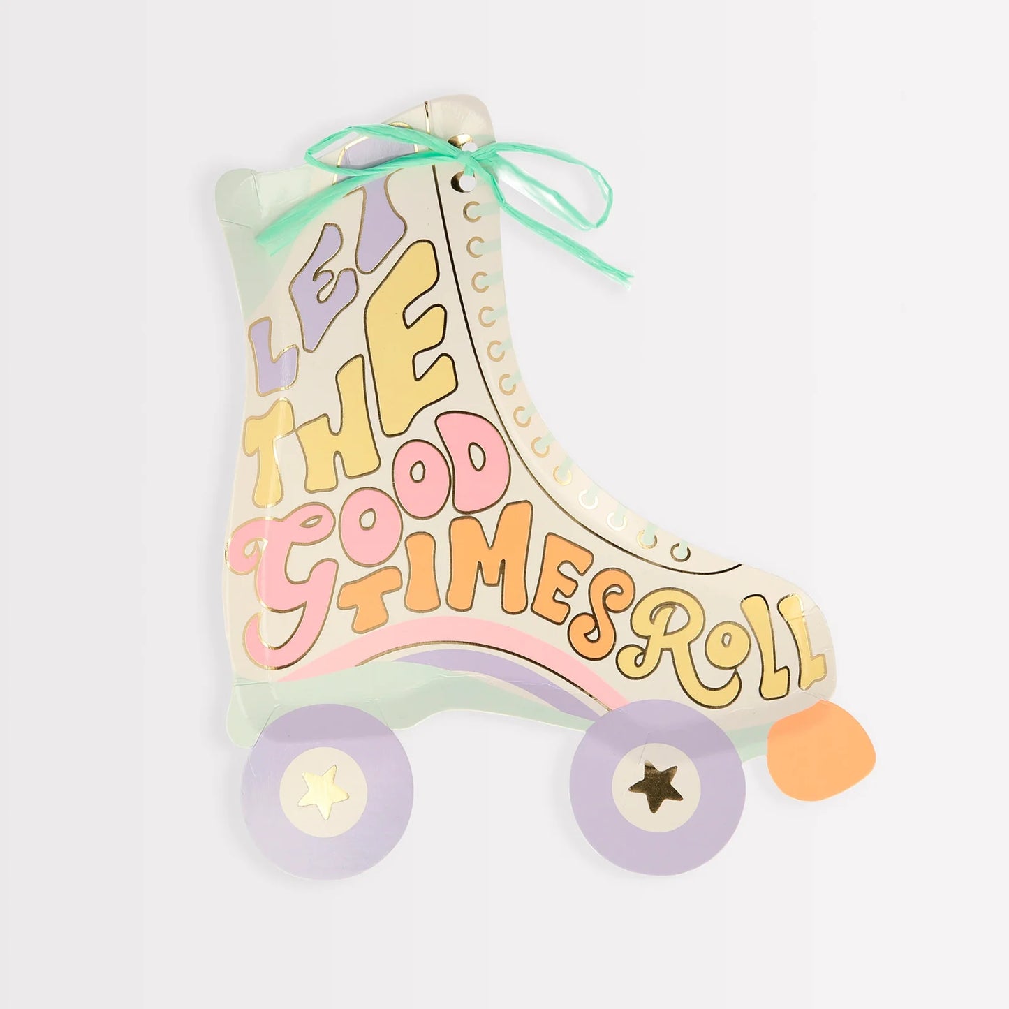 Meri Meri Roller Skate Plates 8ct