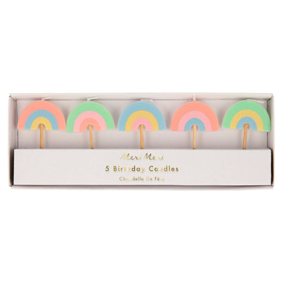 Meri Meri Rainbow Candles 5ct
