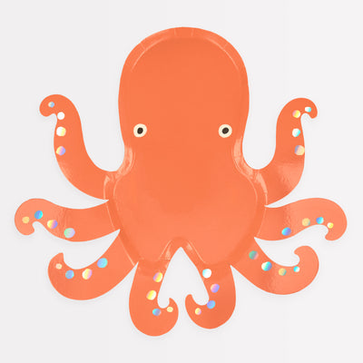 Meri Meri Octopus Plates 8ct