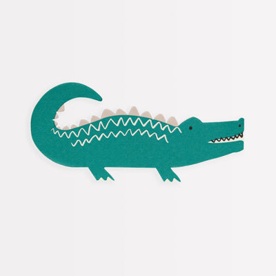Meri Meri Crocodile Alligator Napkins 16ct