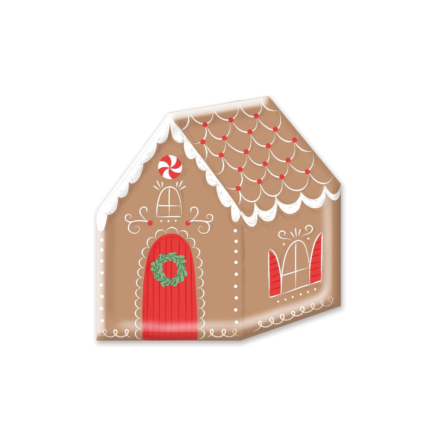 Gingerbread House Plates 8ct