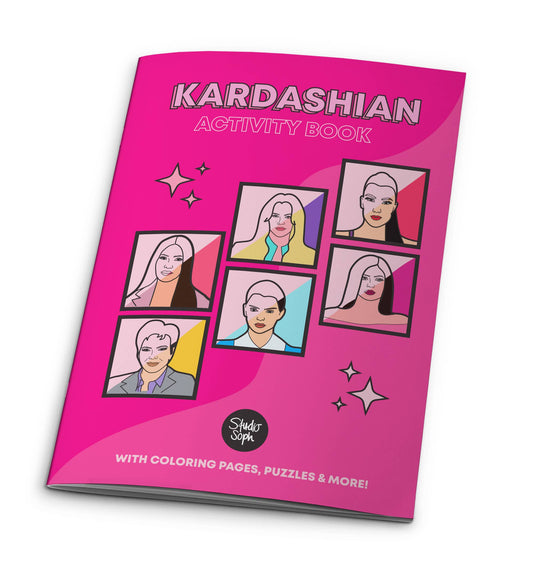 Kardashian Activity Coloring Book