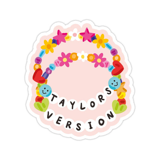 Friendship Bracelets Vinyl Sticker - Taylor Swift Inspired