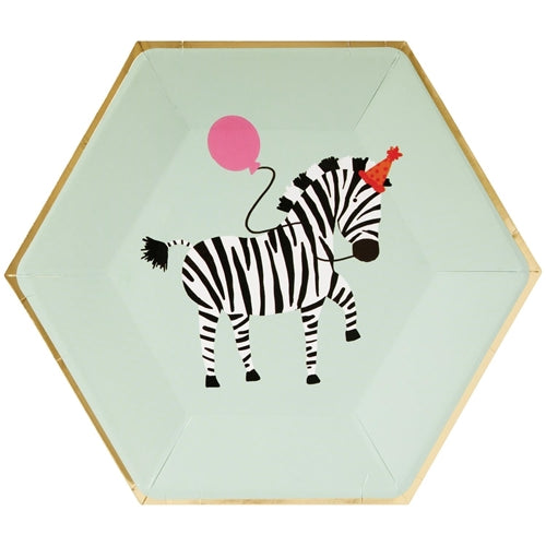 8CT PARTY ANIMAL LUNCH PLATES