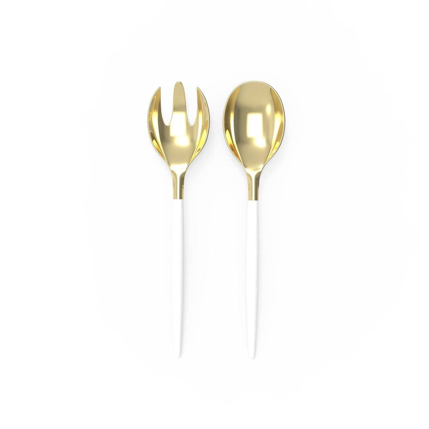 White & Gold Serving Set