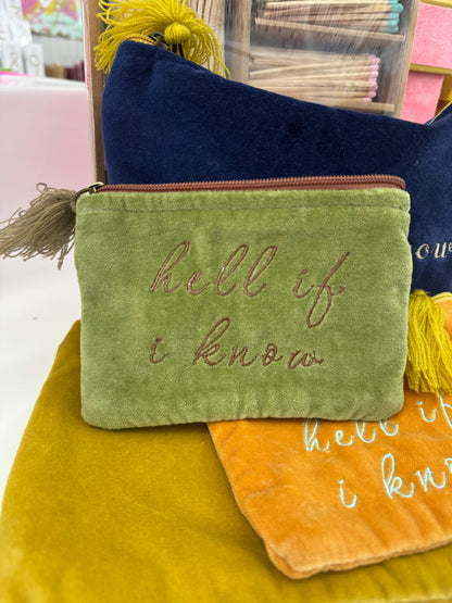 Hell if I know embroidered bags