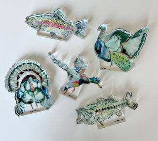 "Gone Fishin" Bass Acrylic Small Shlefie