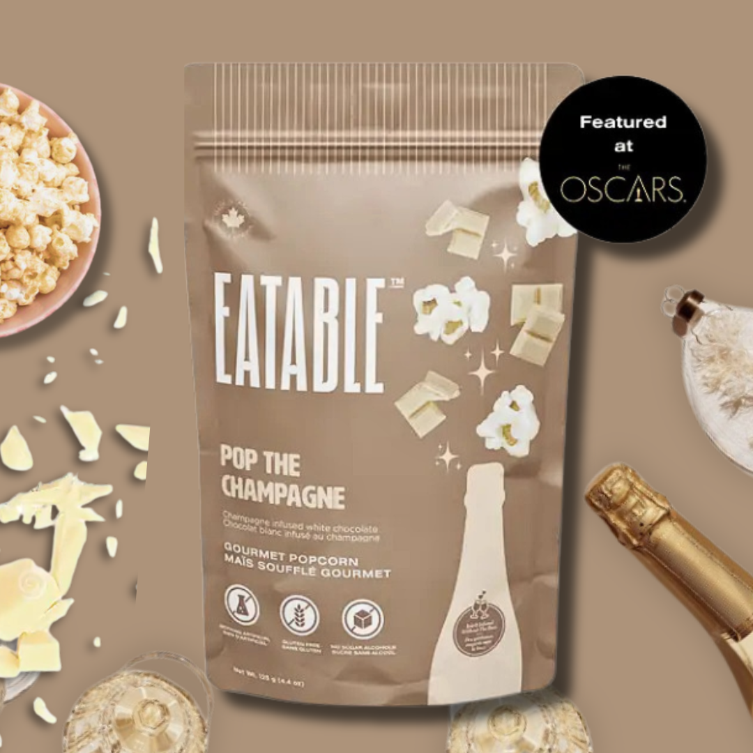 Pop the Champagne - Gourmet  White Chocolate Popcorn