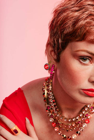 Jubilee Hoop Earrings in Candy Crush Colors: ABV