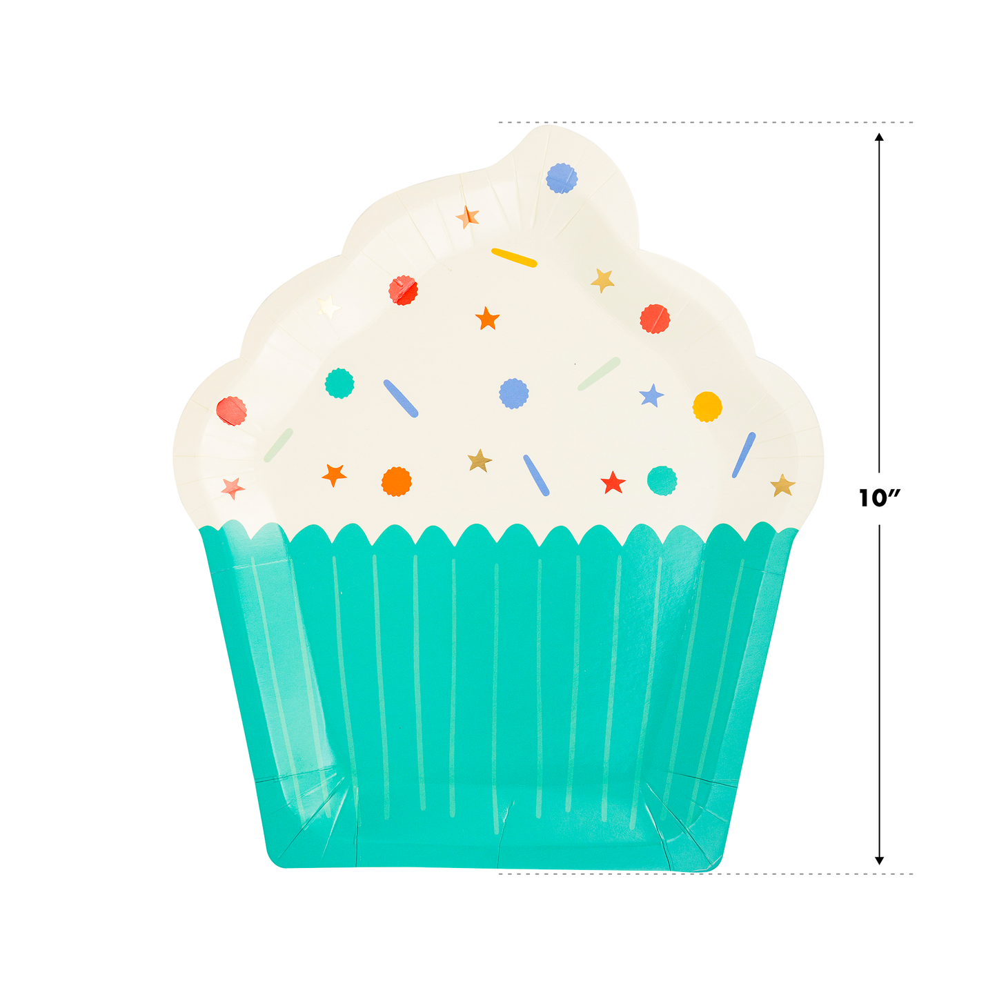 Birthday Cupcake Plates 12ct