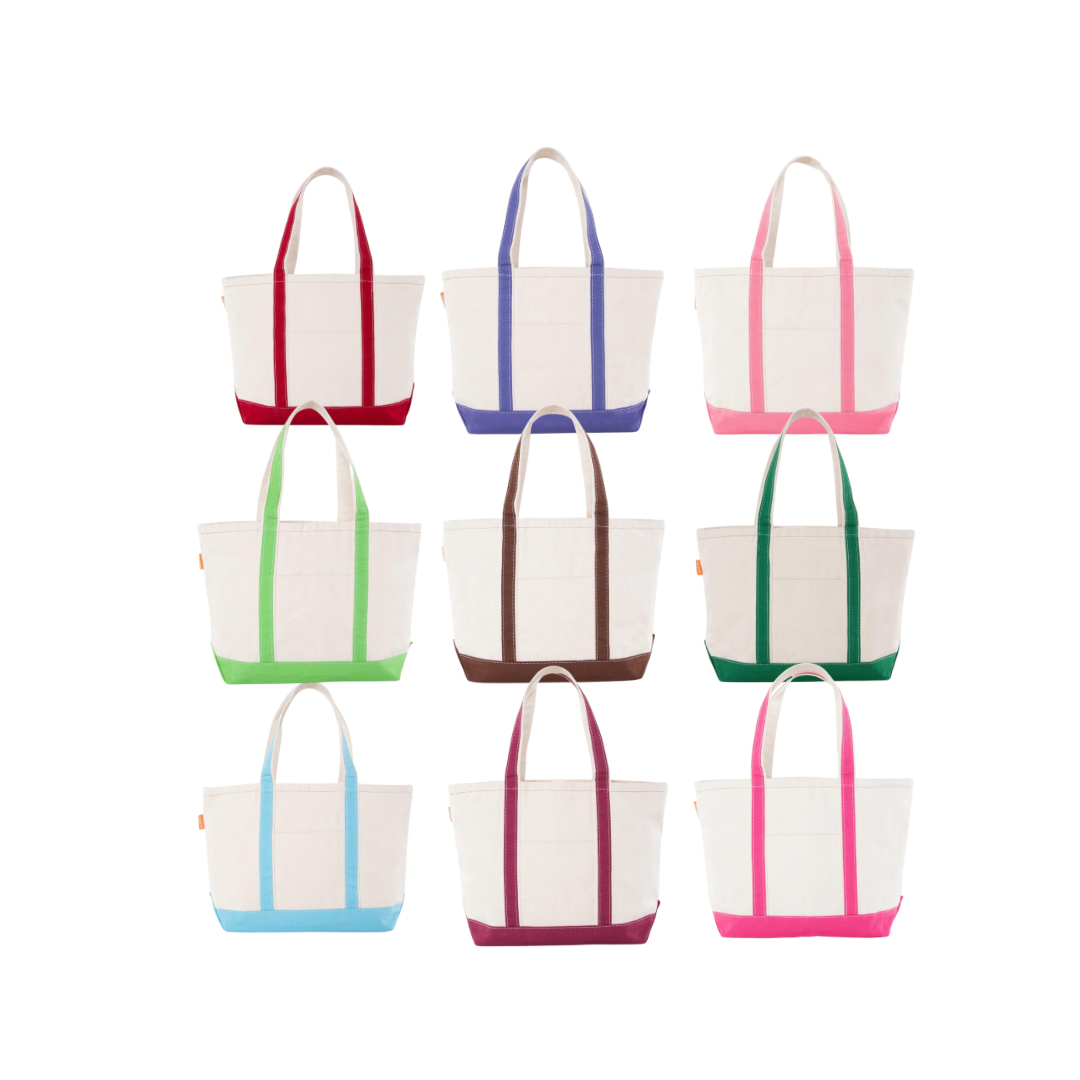 Medium Canvas Tote- Embroidery Included
