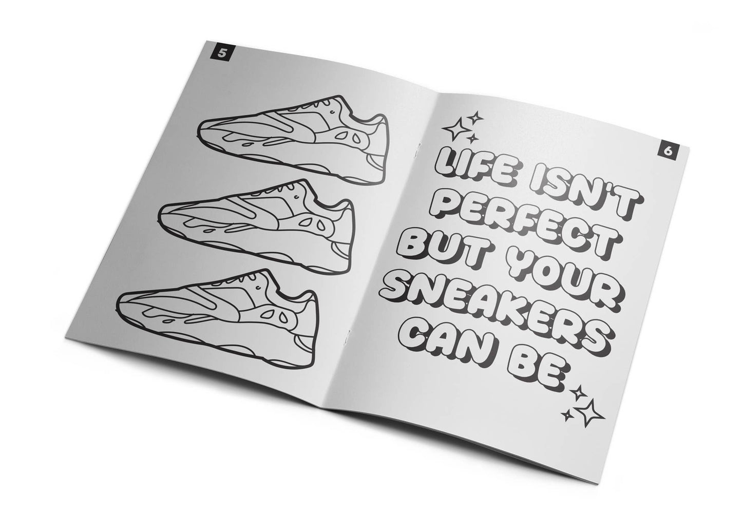 Sneaker Activity Coloring Book