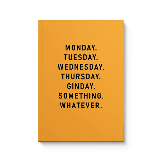Ginday, Something, Whatever A5 Notebook