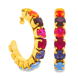 Jubilee Hoop Earrings in Candy Crush Colors: ABV