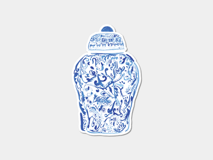 Ginger Jar Vinyl Sticker
