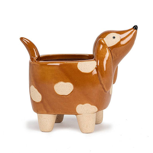 Small Dog on Legs Planter-4" H