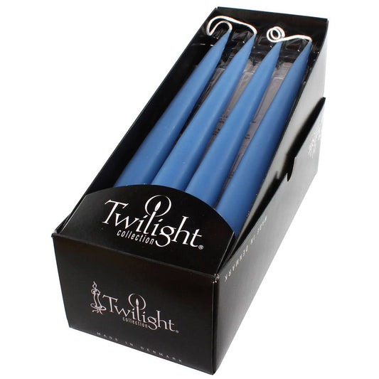 Denim Blue Danish Taper Candle 14in