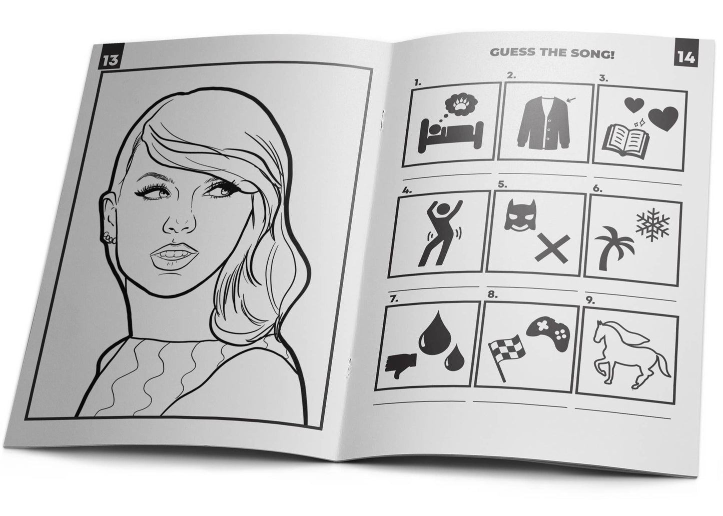 Taylor Swift Activity Coloring Book