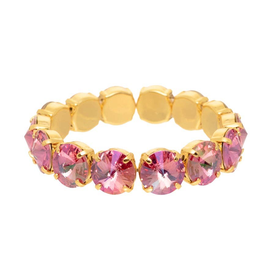 Croatia Stretch Bracelet in Solids: Ultra Fuchsia