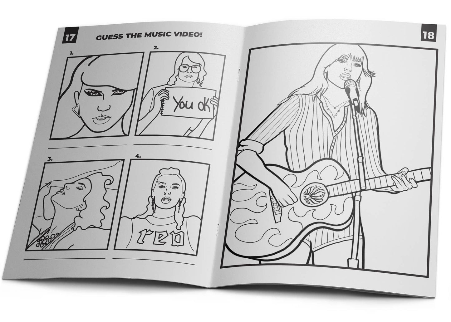 Taylor Swift Activity Coloring Book